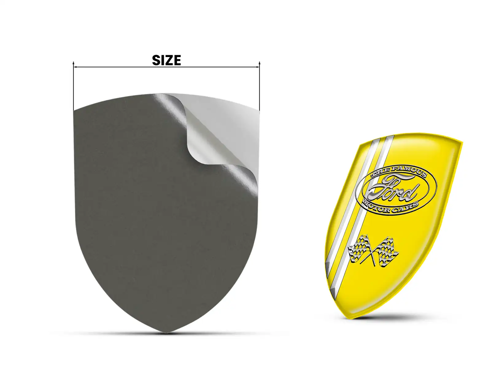 Ford Domes Emblem Exklusives Finish Edle Dome Badges